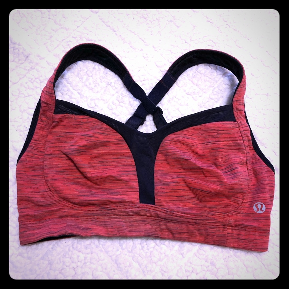 Lululemon bra women 2-4 red
